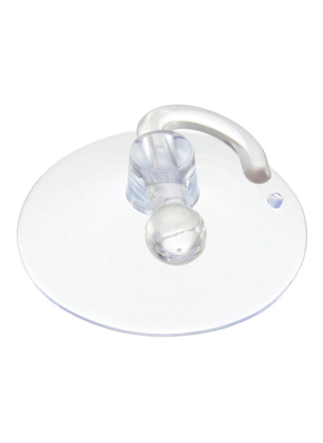 Transparent Suction Cup Wall Hooks Clear