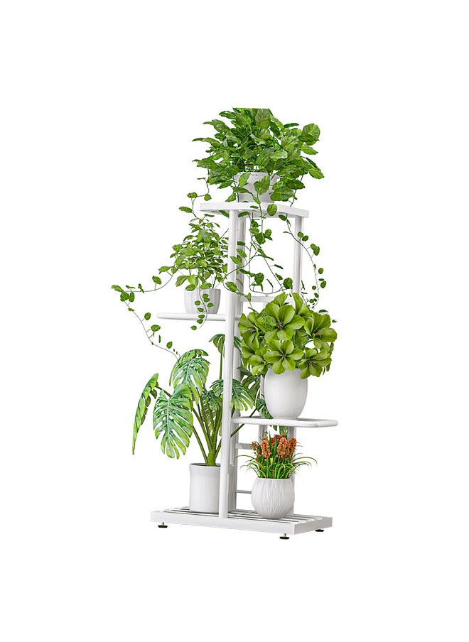 4-Tier Display Shelf Flower Pots Rack Plant Stand Potting Ladder Planter Stand Heavy Duty Storage Shelving Rack for Potted Plants