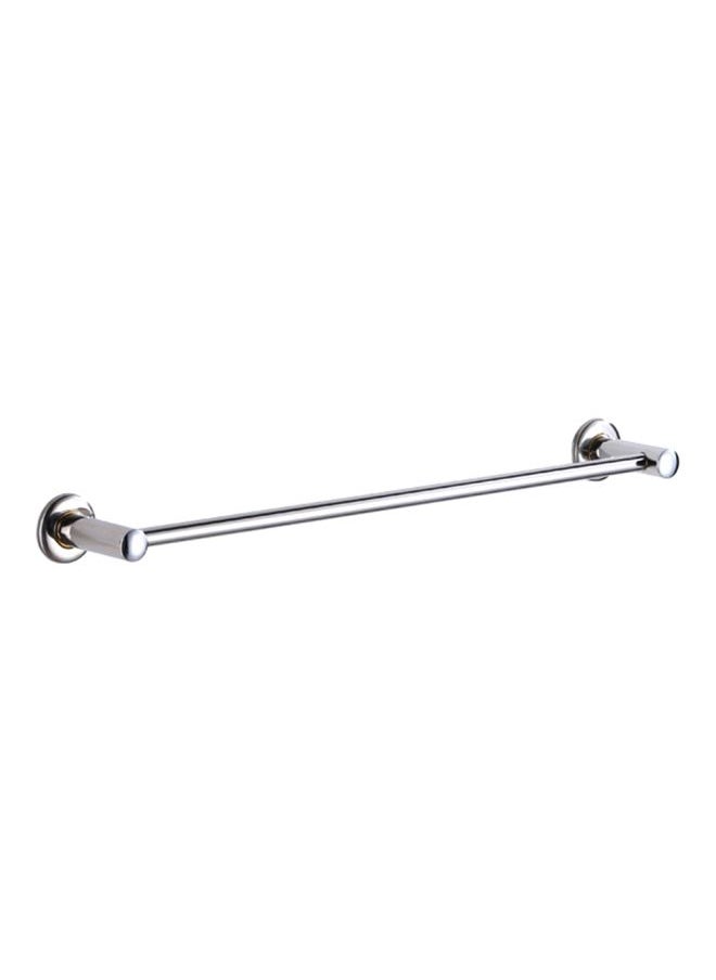 Stainless Steel Anti-Rust Towel Bar Silver 40centimeter