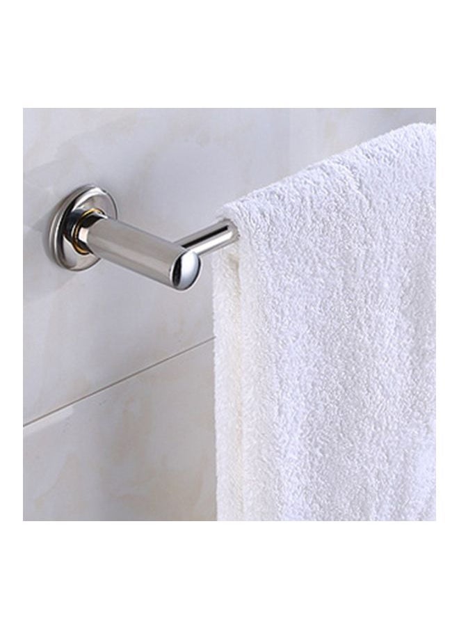 Stainless Steel Anti-Rust Towel Bar Silver 40centimeter