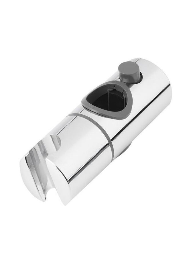 Shower Rail Head Slider Holder Silver 12x4x4centimeter