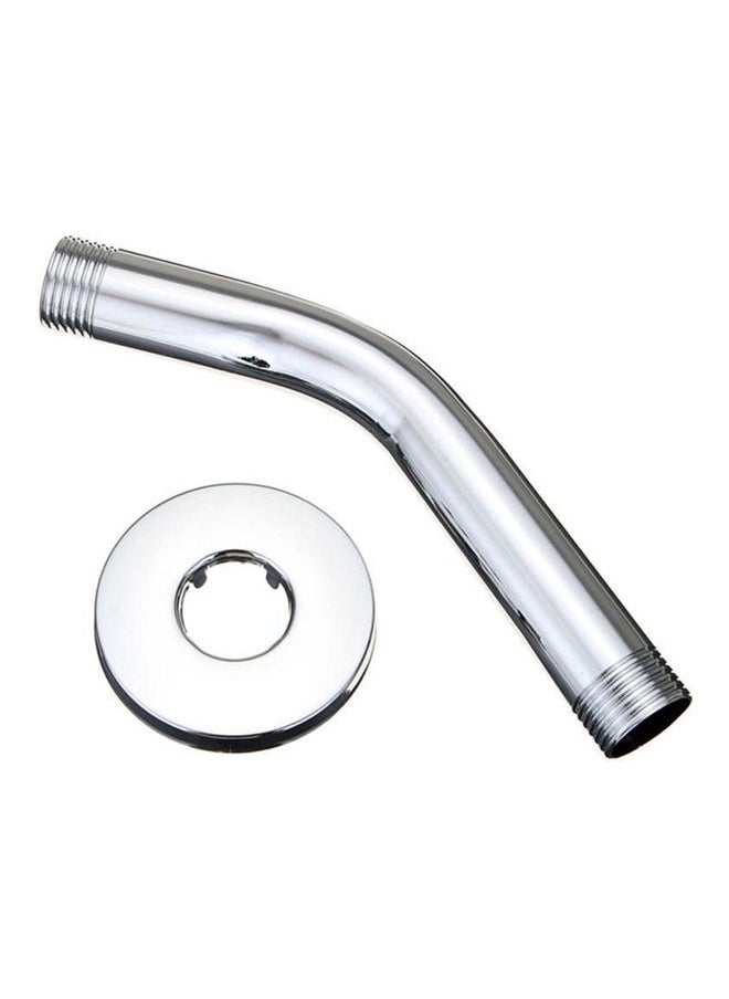 Stainless Steel Shower Arm Extension Silver 15.00x3.00x5.00cm