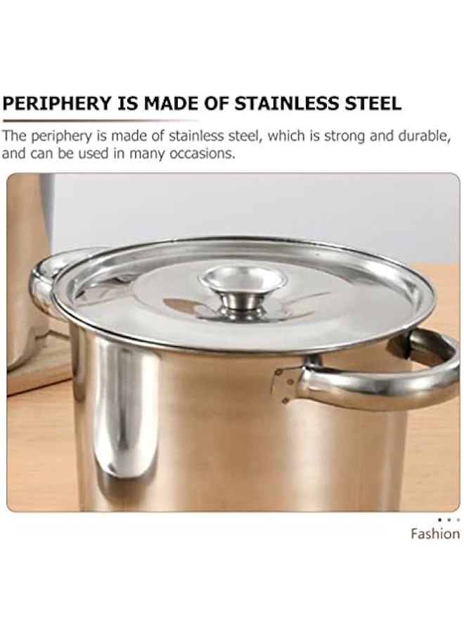 Universal Lid - Pots Lid Cover Stainless Steel Lid Fits All 7 Inch to 8 Inch Pots/Pans/Woks - 1Pc