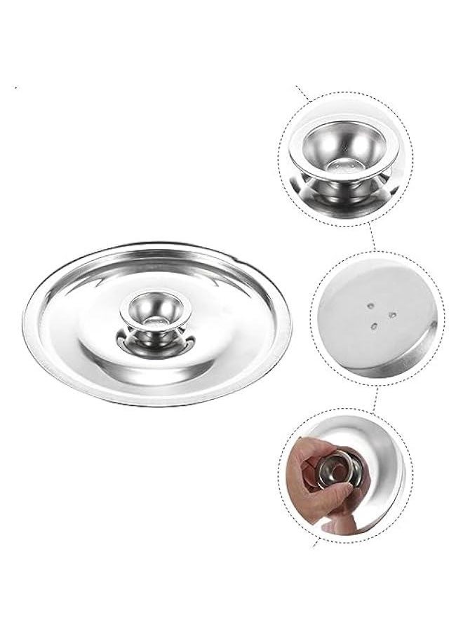 Universal Lid - Pots Lid Cover Stainless Steel Lid Fits All 7 Inch to 8 Inch Pots/Pans/Woks - 1Pc