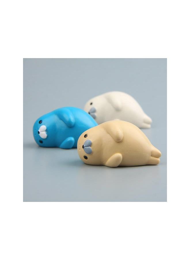 3pcs 3D Animals Fridge Magnets Sea Lion Refrigerator Office Magnet for Calendars Whiteboards Maps Decoration