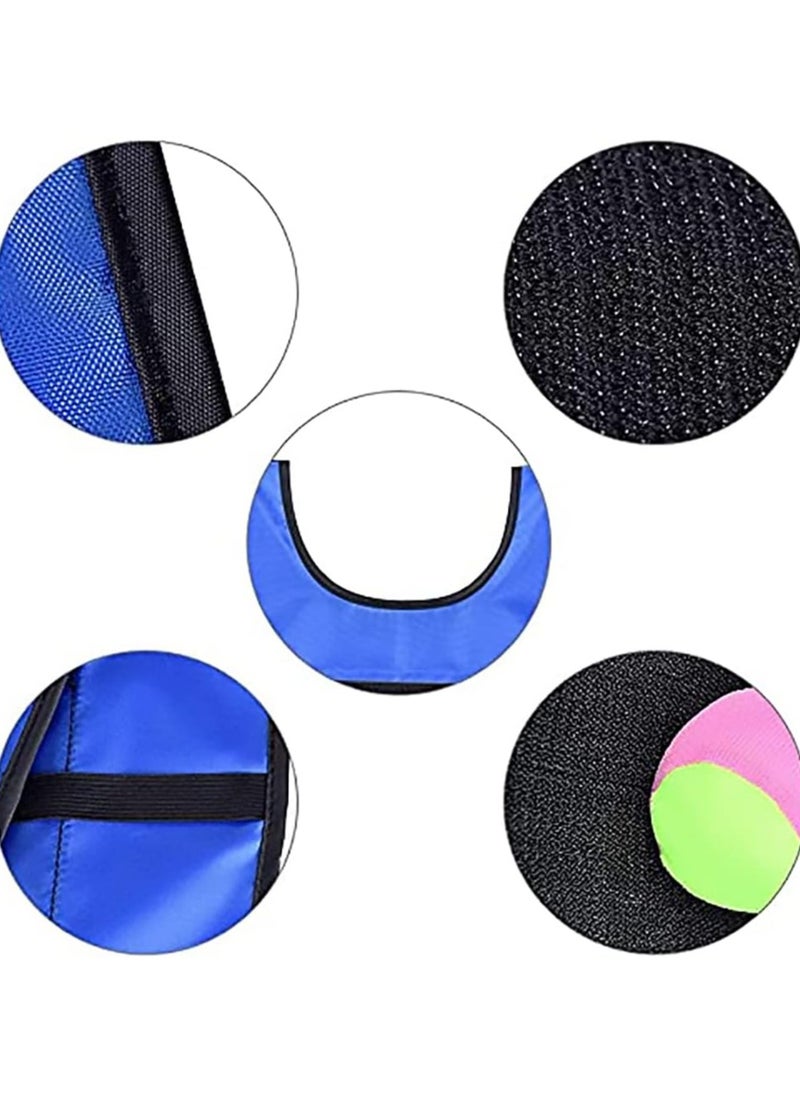 Dodgeball Game Set, 2 Sticky Target Vests with 10 Cotton Balls(Random Color) Throwing Target Game Parent-Child Interaction Playground Games Toy for Indoor Outdoor