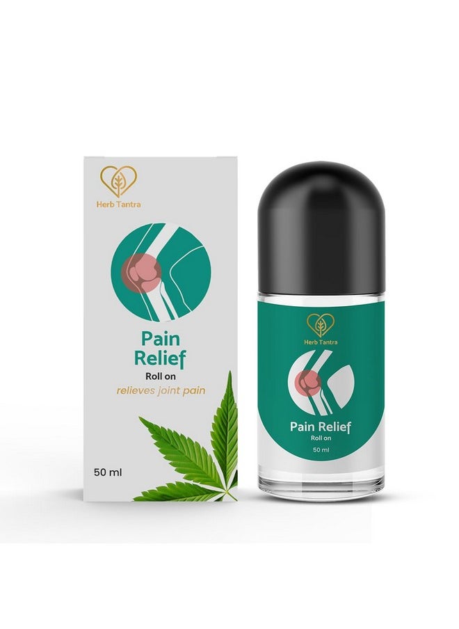 Pain Relief Roll On For Joint Pain, Arthritis, Inflammation, Injury,Soreness,Bad Back Ache,Self Care |100% Natural Pain Reliever | Relaxing |Easy To Use| 50 Ml Pack Of 1…