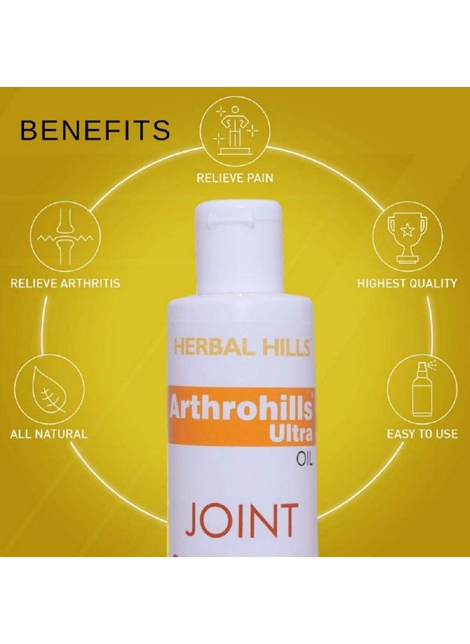 Arthrohills Ultra Oil | 100 Ml | Joint Pain Relief Oil | Joint Health Supplement | Joint Care Supplement