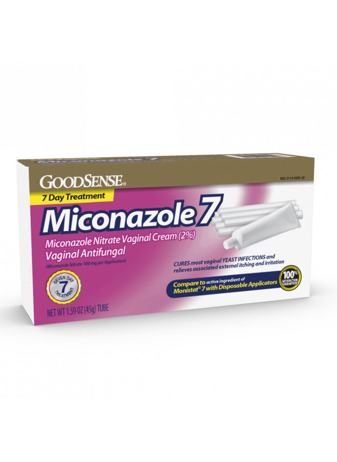 Goodsense Miconazole 7 Miconazole Nitrate Vaginal Cream 2 Percent Vaginal Antifungal 7Day Treatment