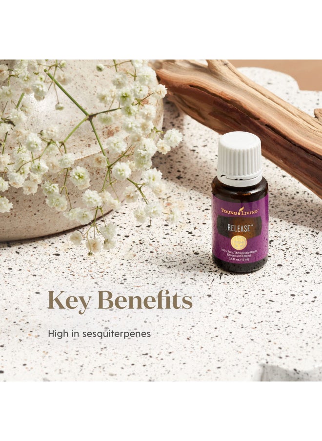 Young Living Release Essential Oil 15ml - Soothing Aromatherapy - Support Emotional Release & Letting Go - Topical & Aromatic - Find Relief and Renewal