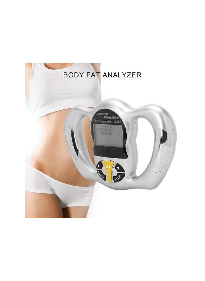 Handheld Body Fat Tester, Body Composition Analyzer, Body Fat Measuring Instrument BMI Meter Fat Analyzer Body Fat Monitor Fat Measuring Device