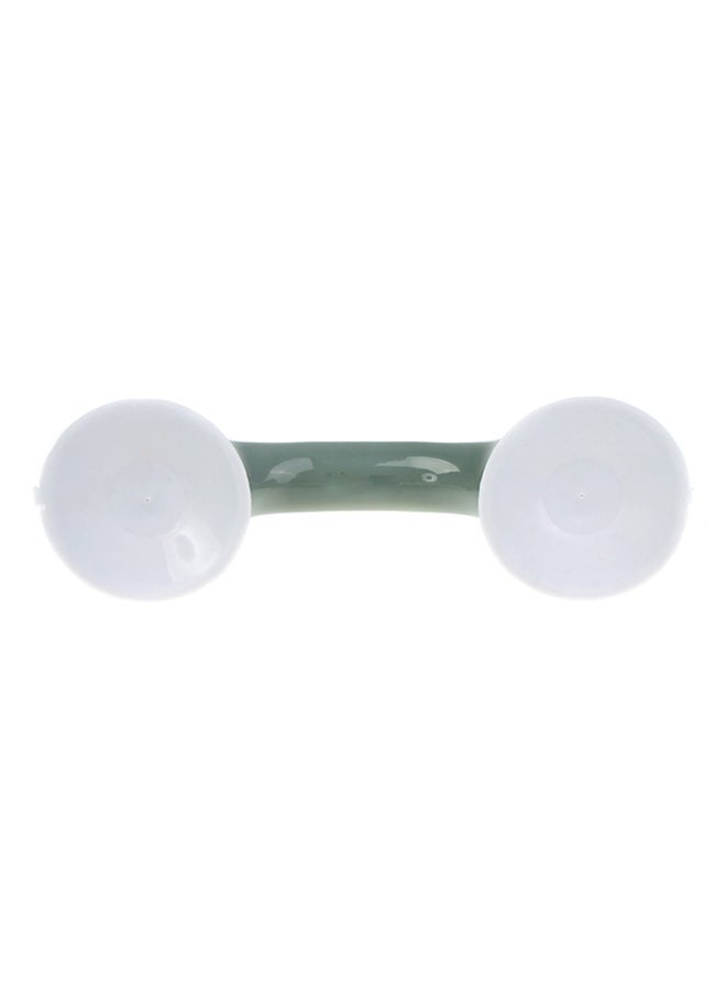 Bathroom Grab Bars White/Green 30x9x8.5centimeter