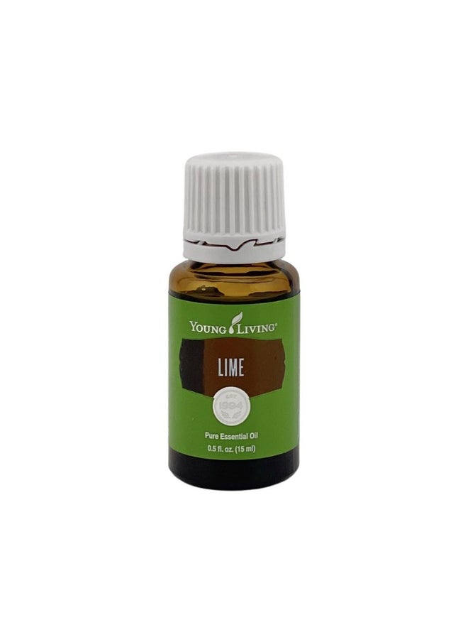 Lime Essential Oil - 15 Ml - Lively, Refreshing Citrus Aroma To Uplift The Senses - 100% Pure, Therapeutic Grade, Perfect For Aromatherapy, Diffusion, And Topical Use