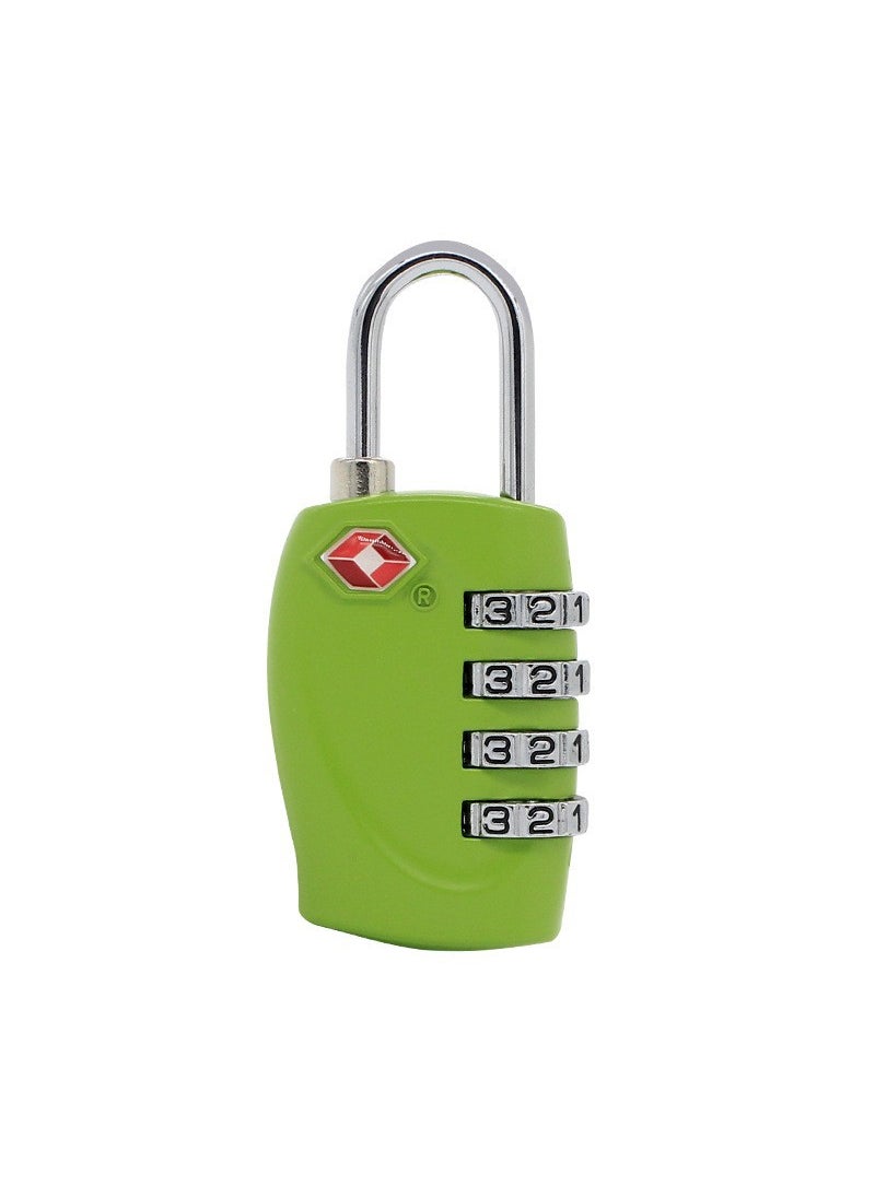 1 x 5 pcs TSA330 Mini 4-Digit Lock Black Apple Green