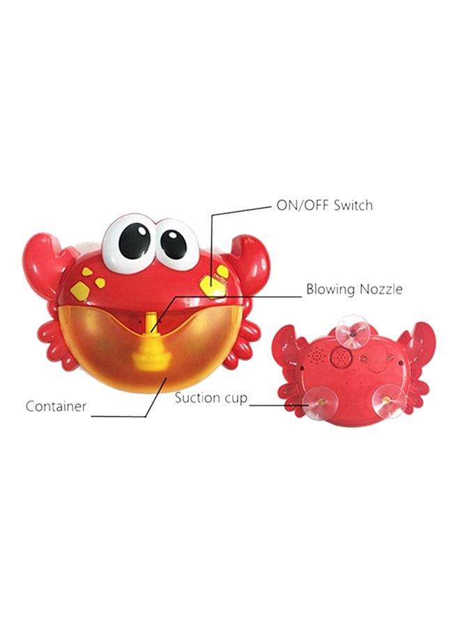 Automated Bubble Making Machine Red/Yellow 463grams