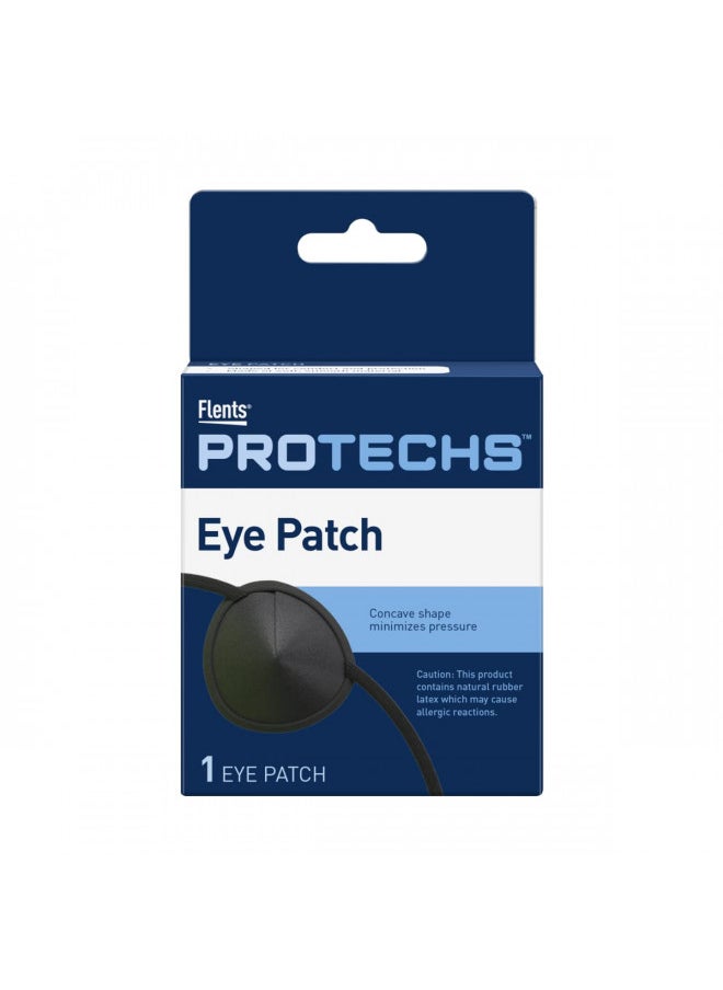 Flents Eye Patch, Concave Shape Minimizes Pressure,Black,One Size (Pack of 1)