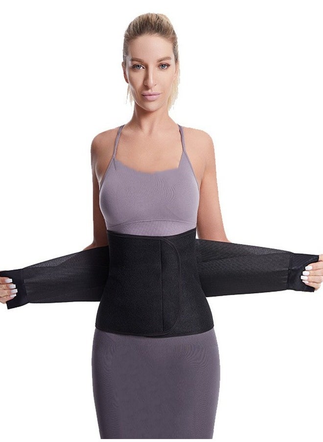 Waist Trainer Belt for Women, Sport Girdle Belt, Slimming Sauna Waist Trimmer Belly Band Sweat Sports Girdle Belt, Exercise Belt with Adjustable Straps, Slimming Body Shaper Belt