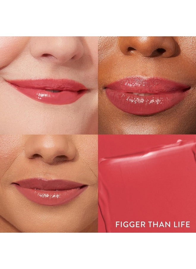Jelly Balm Moisturizing Tinted Lip Balm - Figger Than Life - Hydrating Vitamin E - Semi-Shine Finish