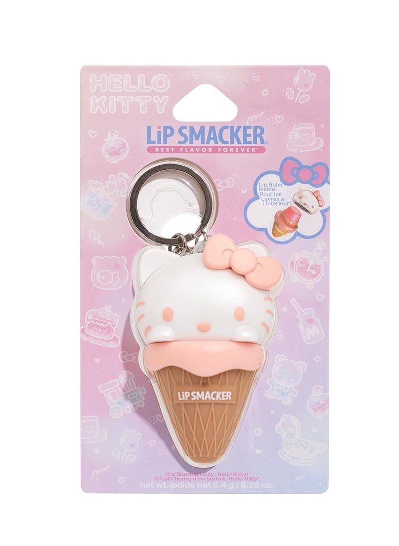 Lip Smacker Hello KittyLip Balm, Ice Cream Flavored Moisturizing, Smoothing Soft Shine, Hydrating & Protecting Fun Tasty Flavors, Cruelty-Free & Vegan - Ice Cream