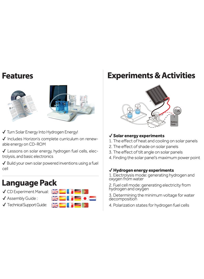 Solar Hydrogen Science Kit