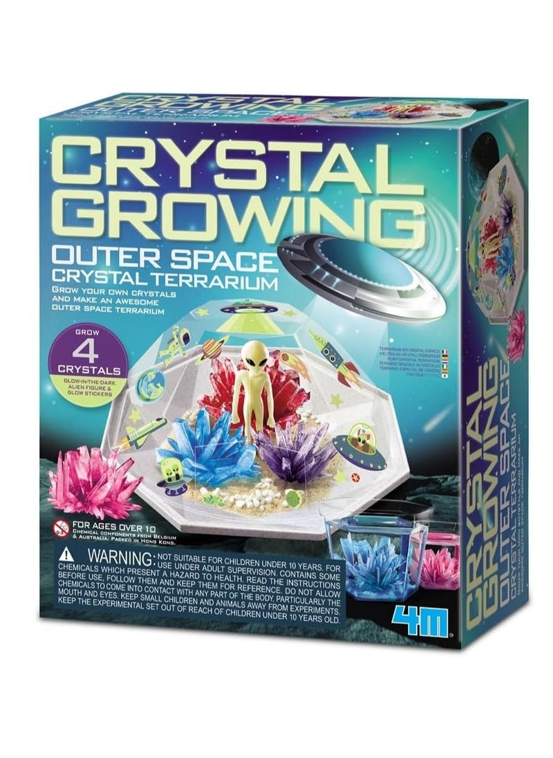 Crystal Growing | Outer Space Crystal Terrarium | Grow your own Crystals | For Kids ages 10+