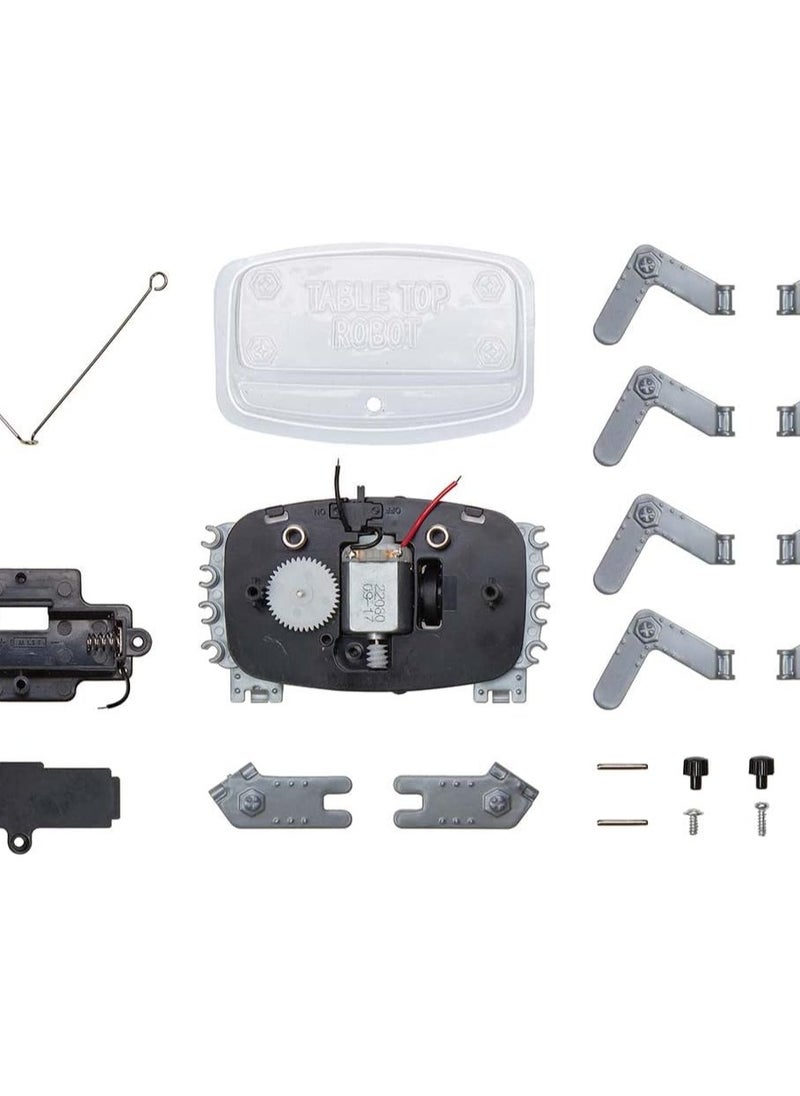 Toysmith 4M 5576 Table Top Robot - DIY Robotics Stem Toys, Engineering Edge Detector Gift for Kids & Teens, Boys & Girls (Packaging May Vary)