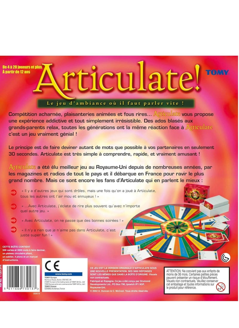 AWALOR Articulate Family Board Game, U.S. Version, Multi (T73073)