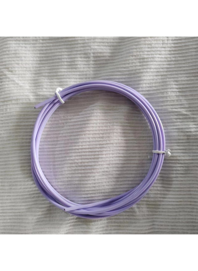 Steel wire rope skipping accessories 2.5mm thick spare rope PVC plastic coated core steel wire coil rope skipping parts 3M steel 3.5m black