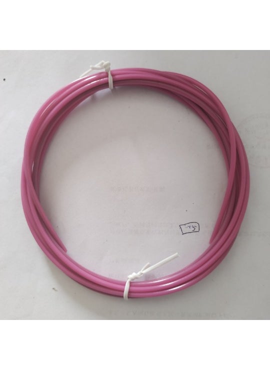 Steel wire rope skipping accessories 2.5mm thick spare rope PVC plastic coated core steel wire coil rope skipping parts 3M steel Rose red