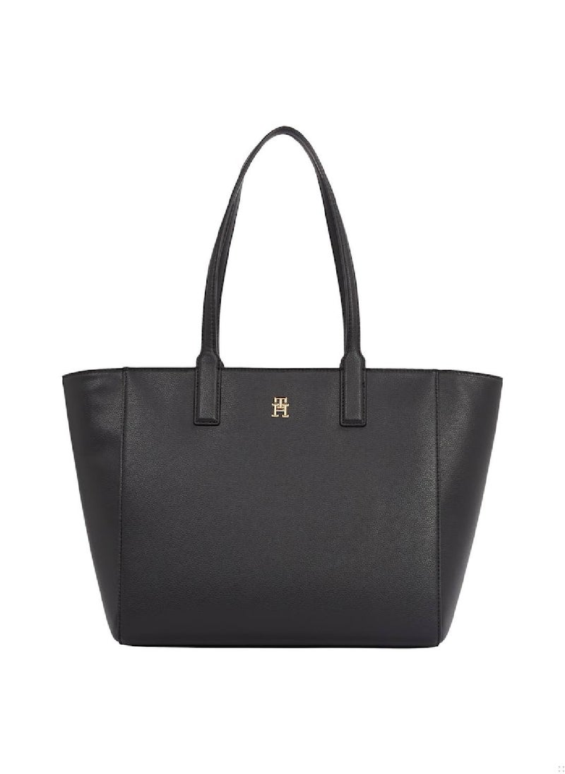 Women's Th Soft Logo Tote Bag - Polyester Blend, Black