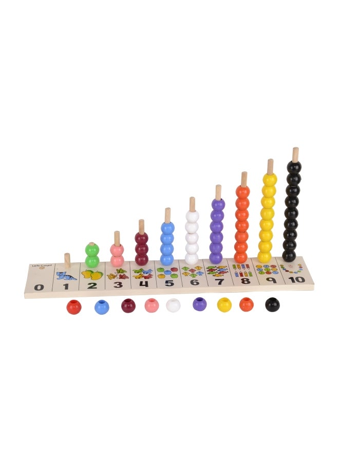 Wooden Let's Count Learning Toy L-42