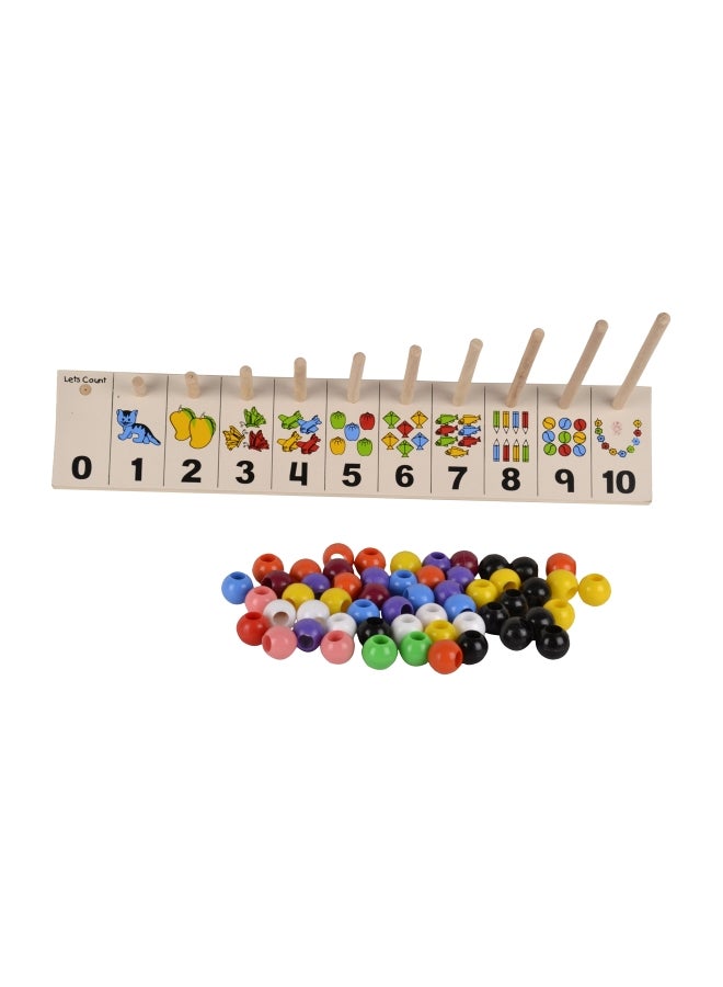 Wooden Let's Count Learning Toy L-42