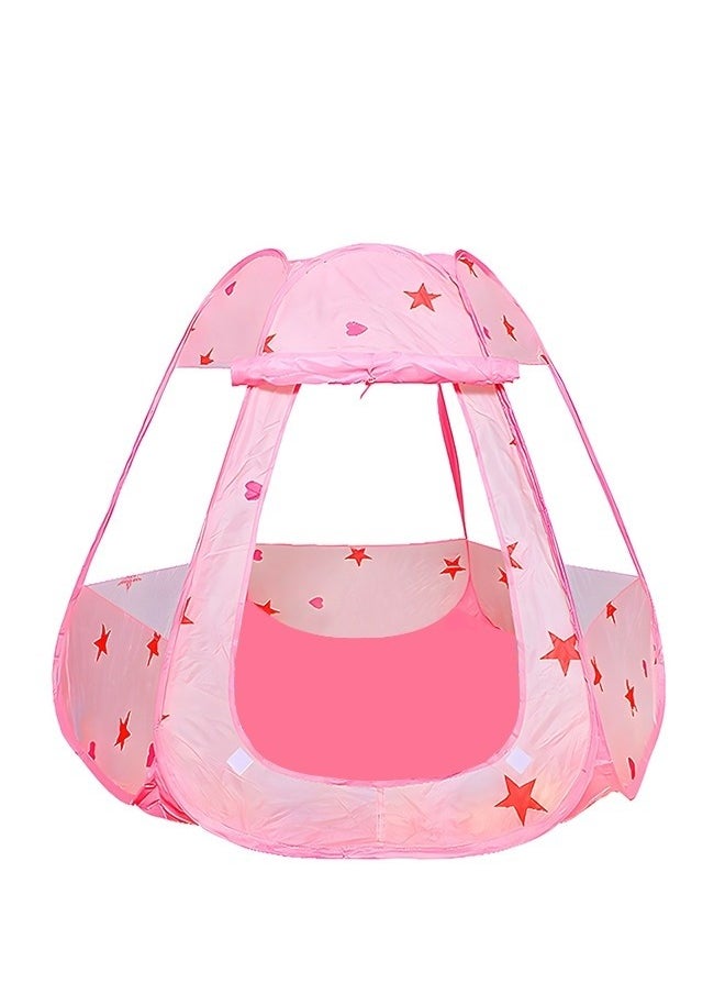 Kids Play Tent Easy Set Up Tent Pop up Children's Playhouse for Boys and Girls Indoor Outdoor Unique Play Tent Indoor Pretend Play for Toddlers Pink