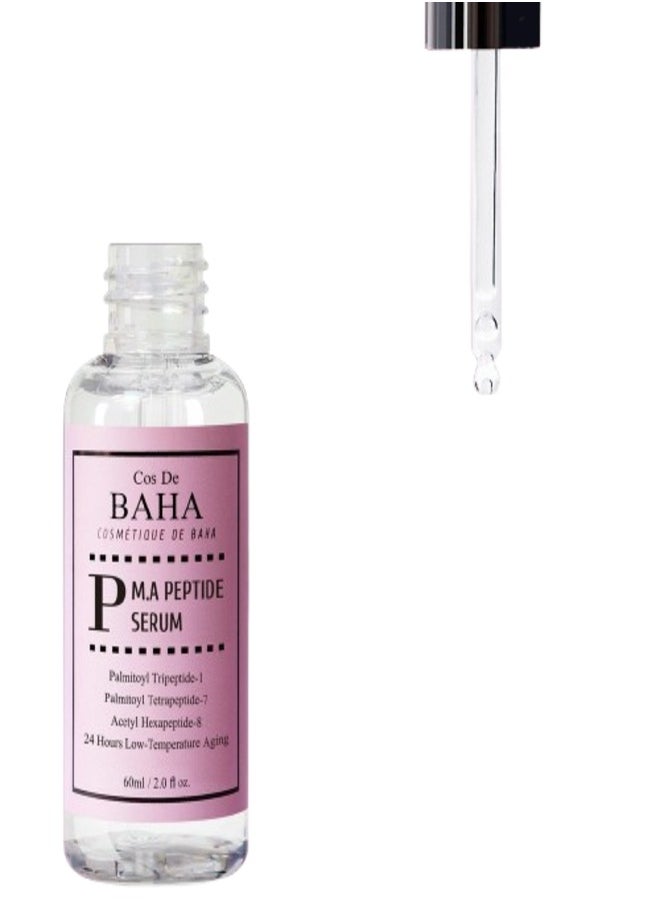 Cos De BAHA Peptide Complex Facial Serum with Matrixyl 3000 & Argireline - Anti Aging & Wrinkles - Heals and Repairs Skin (30ml)