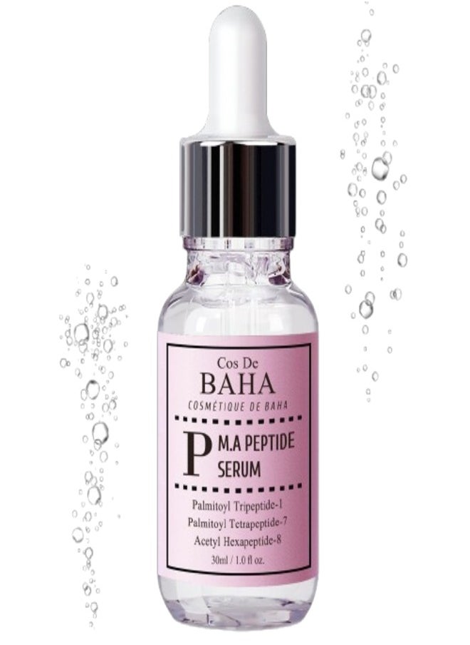 Cos De BAHA Peptide Complex Facial Serum with Matrixyl 3000 & Argireline - Anti Aging & Wrinkles - Heals and Repairs Skin (30ml)