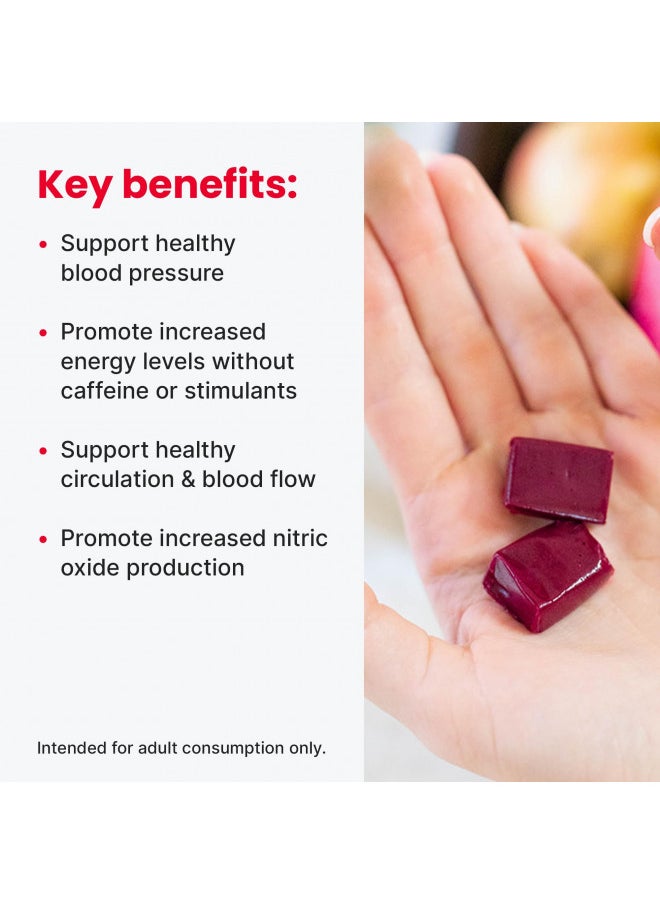 Superbeets Heart Chews Nitric Oxide And Blood Pressure Support Grape Seed Extract And Non