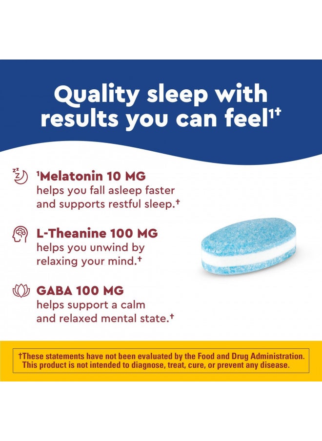 Wellblends Sleep Longer Melatonin 10Mg L Theanine 100 Mg And Gaba 100Mg