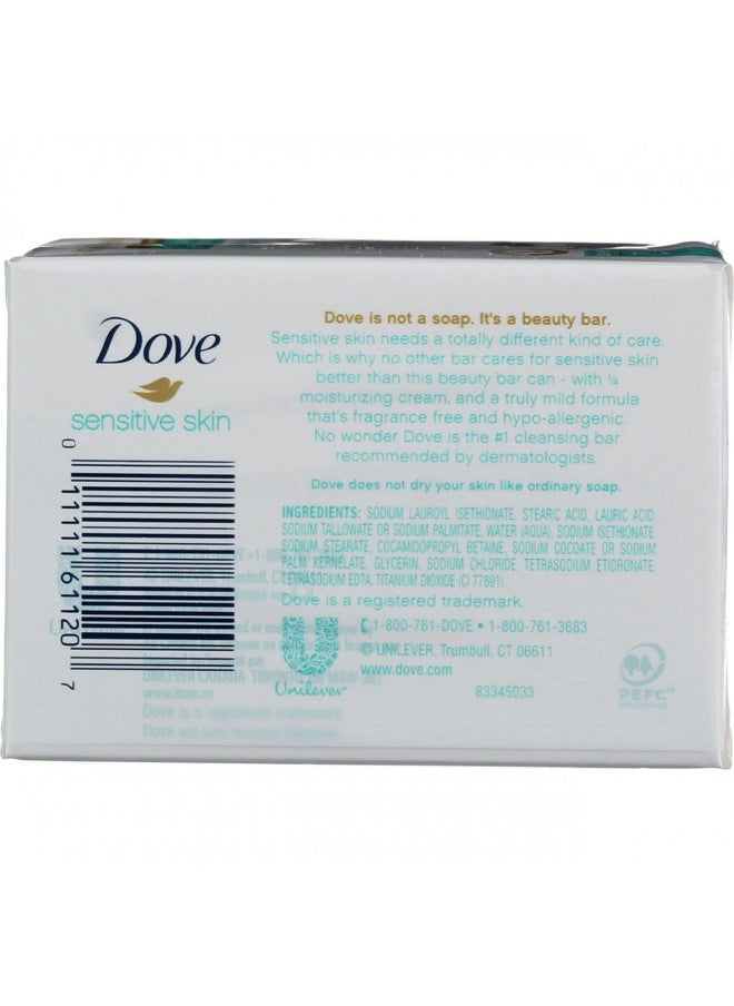 Dove Moisturizing Beauty Bar for Softer Skin, Fragrance-Free, Hypoallergenic Beauty Bar Sensitive Skin Effectively Washes Away Bacteria While Nourishing Your Skin 3.75 oz 2 Bars