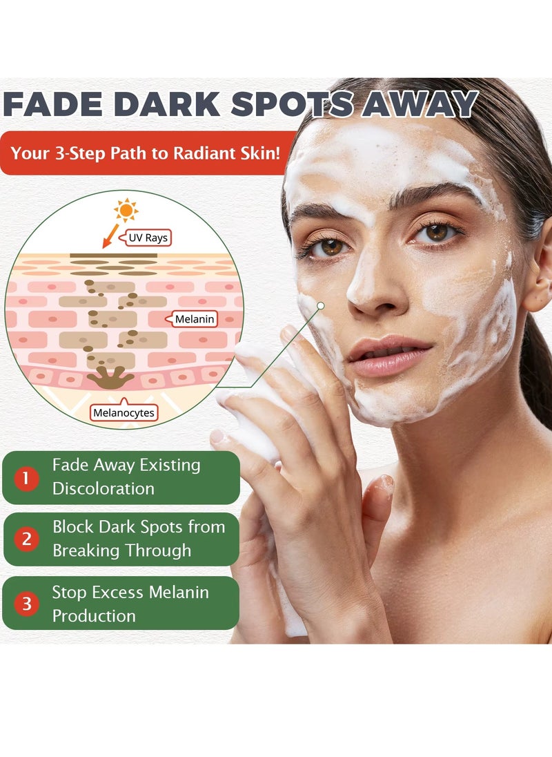 100g African Black Soap for Face and Body Wash with Shea Butter Fade Dark Spots and Acne Spots Anti Aging Hydrates Balance Oily Skin 100% Raw Organic Unrefined and Handmade African Black Soap