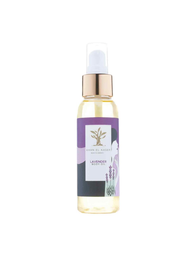 Body Oil - Lavender | Relaxing Skincare with Long-Lasting Hydration and Fragrance | Nourishing Oil for Soft, Glowing Skin | Natural Ingredients | 100ml