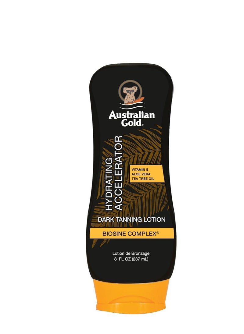 Australian Gold Dark Tanning Accelerator Lotion, 2020 Formula, 8 Fluid Ounce, Classic Cocoa Dreams