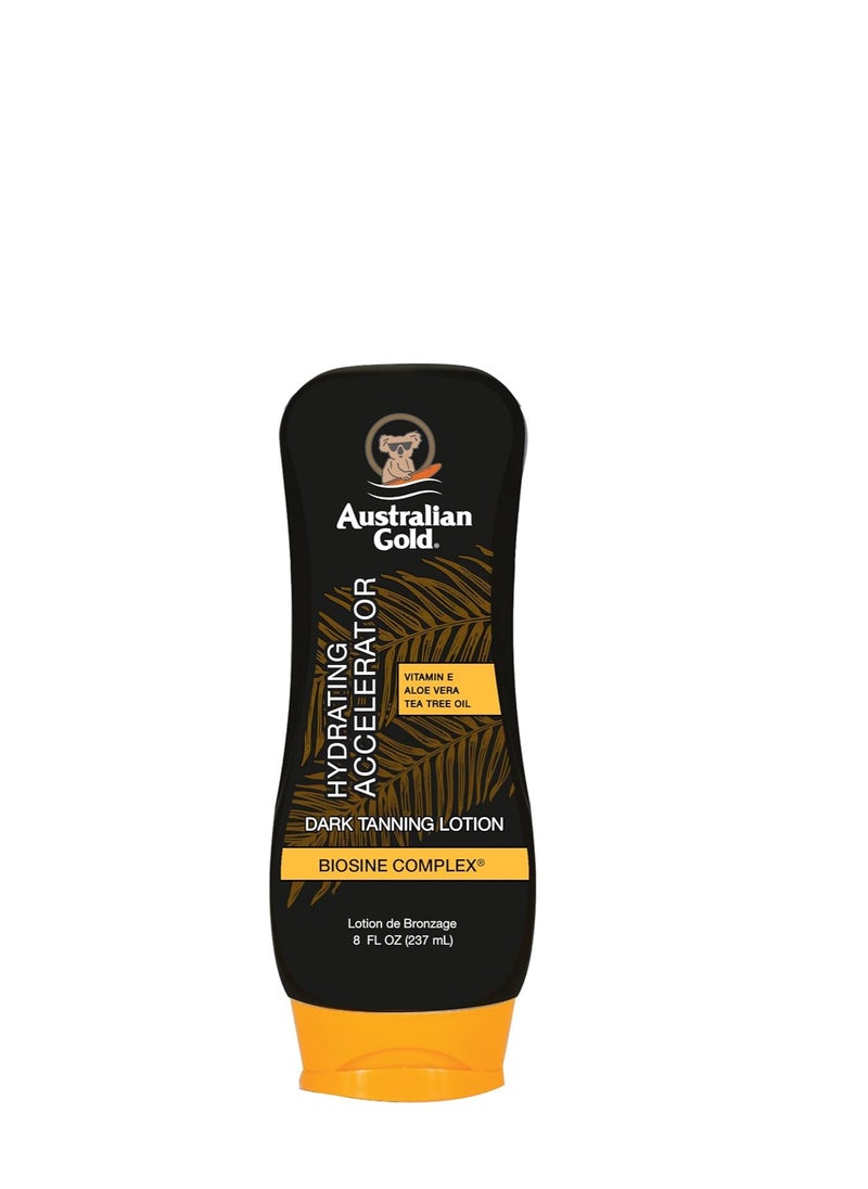 Australian Gold Dark Tanning Accelerator Lotion, 2020 Formula, 8 Fluid Ounce, Classic Cocoa Dreams