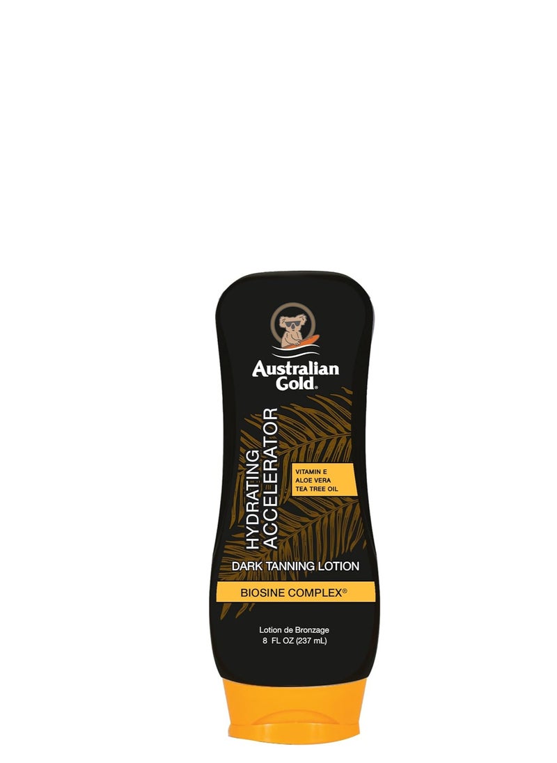 Australian Gold Dark Tanning Accelerator Lotion, 2020 Formula, 8 Fluid Ounce, Classic Cocoa Dreams