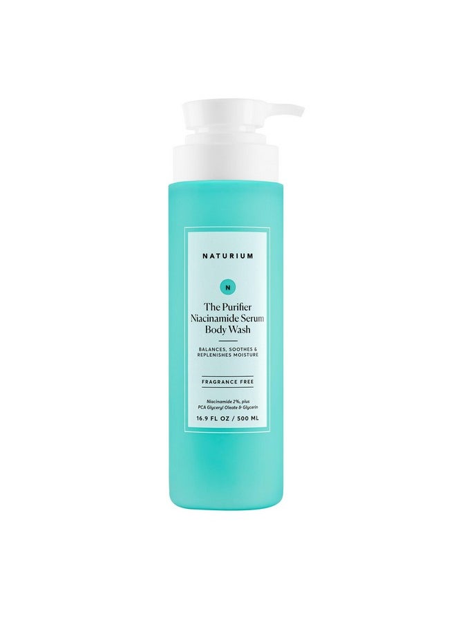 The Purifier Niacinamide Serum Body Wash Cleansing & Hydrating Gelserum Dermatologist Tested Paraben & Cruelty Free 16.9 Oz