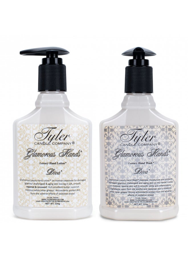 TYLER Candle Glamorous Hand Bath and Shower Gift Set, Diva