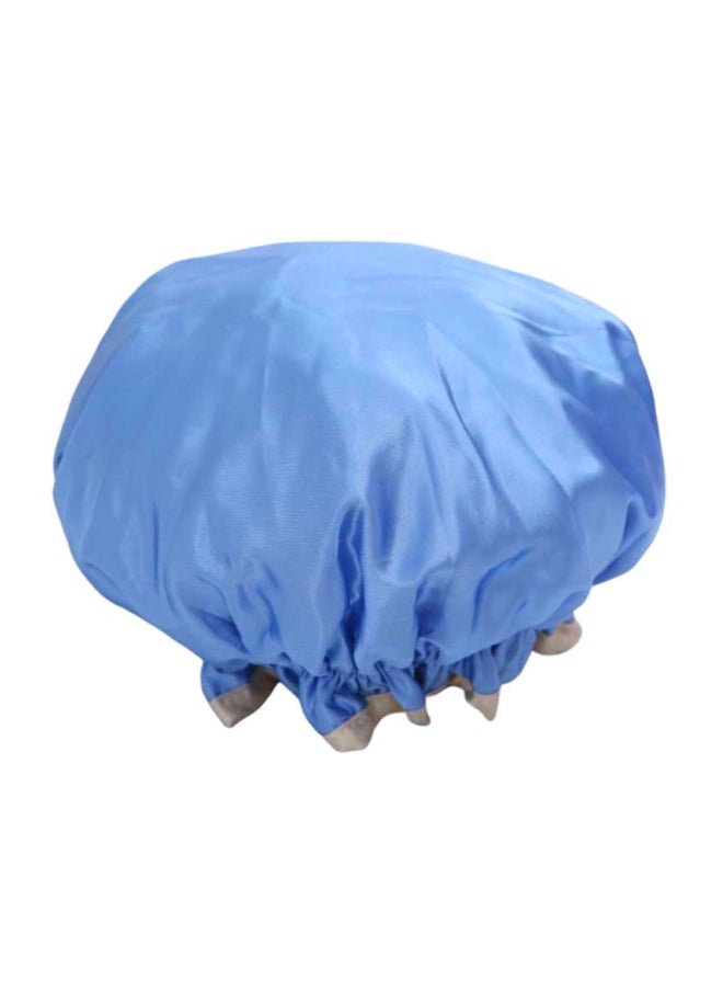 Waterproof Shower Cap Blue One Size