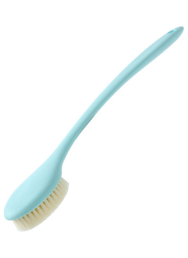 Shower Body Massage Brush Skin Exfoliating Wet Bathtub Brushes Blue 36.0 x 8.2 x 4.5cm