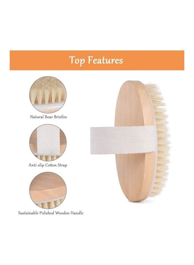 Body Brush Beige 12x6.5x3.3cm