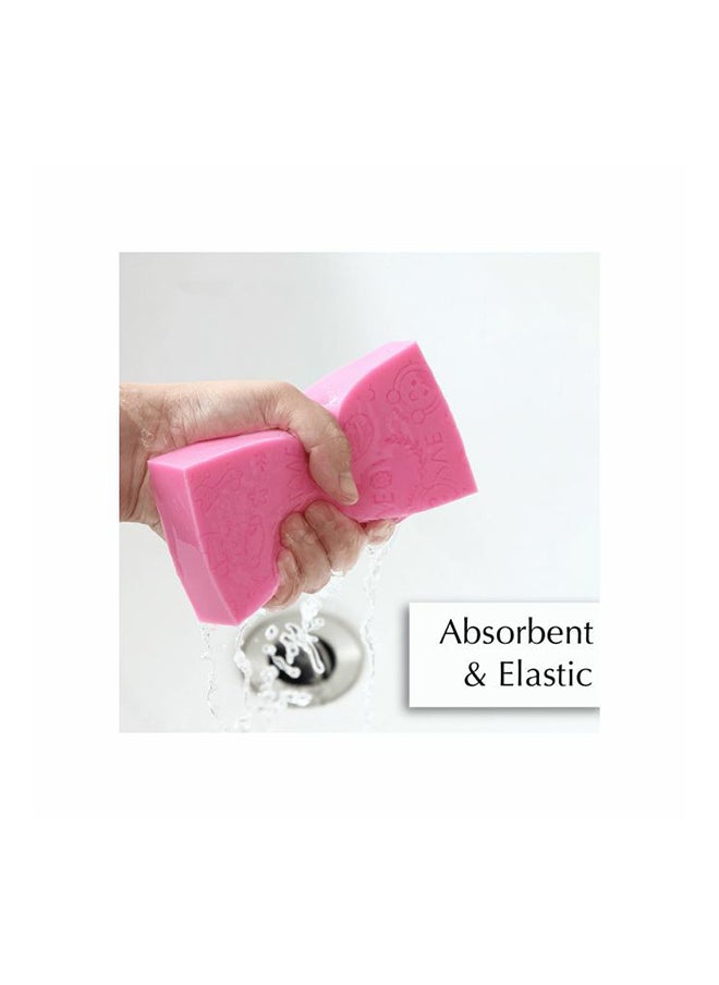 Soft Bath Sponge Pink 8x4x2cm