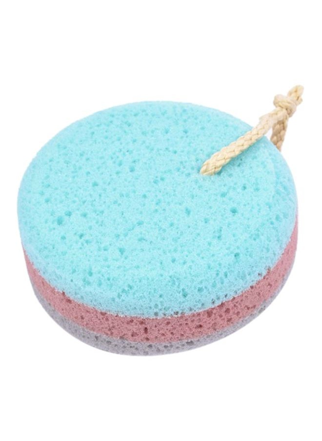 Foam Bath Shower Sponge Blue/Brown/Grey 20x18x5cm